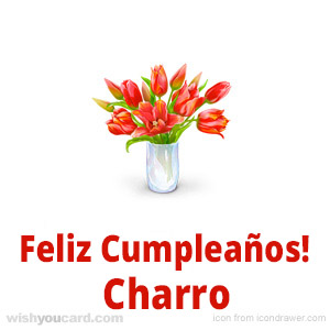 happy birthday Charro bouquet card