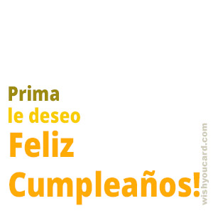 happy birthday Prima simple card